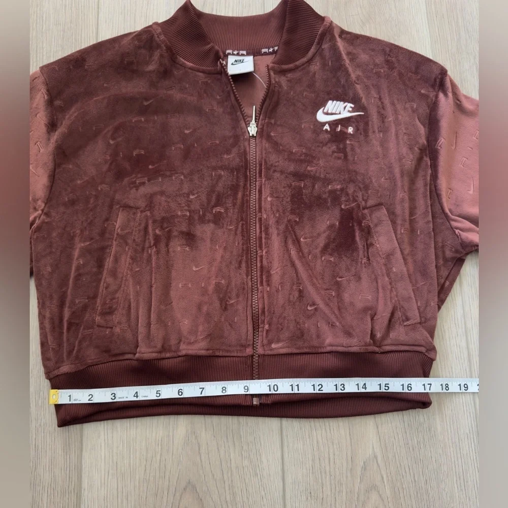 Nike Air Velour Bronze White Eclipse Full Zip Jacket - Picture 7 of 12